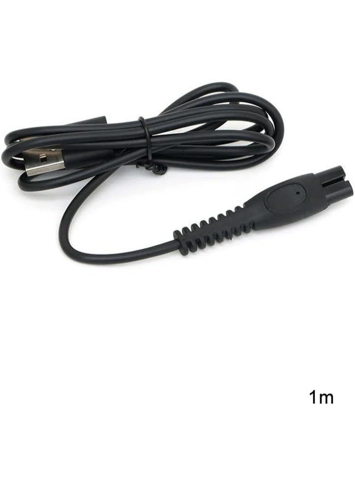 متجر ماى سوق :كابل شحن USB لماكينة حلاقة فيليبس (طراز PQ888/PQ889) - سلك طاقة 5 فولت متوافق مع شواحن السيارة والباور بانك - Image 1